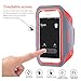 Triomph Armband for iPhone 8, 7, 6, 6S, Se, 5, 5C with Screen Protector and Key Cards Money Holder for Running, Workouts, Jogging - Orange
