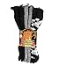 HOT FEET Kids Thermal Socks – 2 Pack Warm Winter Socks for Boys and Girls, Cozy & Insulated, Thick Heated Socks for Kids – black camo/heather grey/solid black