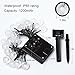 Y-ZONE Solar Crystal Ball String Lights 21ft 30 LED 8 Modes Warm White Christmas Fairy Globe Lighting Decor for Garden Tree Fence Landscape Wedding Outdoor Indoor Decoration