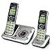 VTech CS6429-2 2-Handset DECT 6.0 Cordless Phone with Answering System and Caller ID, Expandable up to 5 Handsets, Wall-Mountable, Silver/Black primary