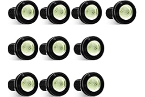 Sidaqi 9W LED Eagle eye 18MM High Power Car Motorcycle Daytime Running DRL Bumper Fog Light Backup Light Clearance Marker Lights Waterproof-10pcs,Ice blue