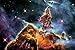 New Horizon Aviation, LLC Black Light Reactive Mystic Mountain Carina Nebula