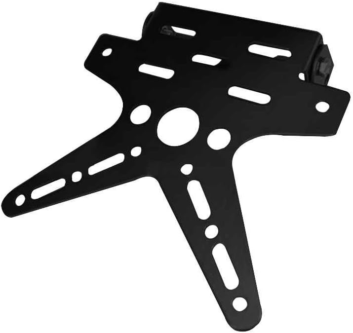 Vkospy Universal Swallow Tail Motorcycle License Plate Bracket Aluminium Alloy Motorbike License Plate Holder Accessory