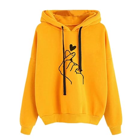 ReooLy Langarm-Kapuzenshirt für Frauen Pullover mit Kapuze
