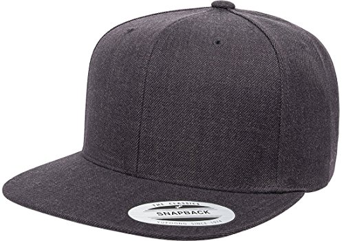 6089m classic snapback pro-style wool cap by flexfit (d…