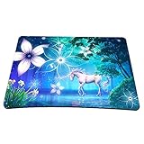 Newplenty Non-Slip Rubber Base Mousepad For Laptop Computer PC Personality Desings Gaming Mouse Pad Mat 9.45 X 7.87 Inch (Unicorn, 9.45 X 7.87 Inch)