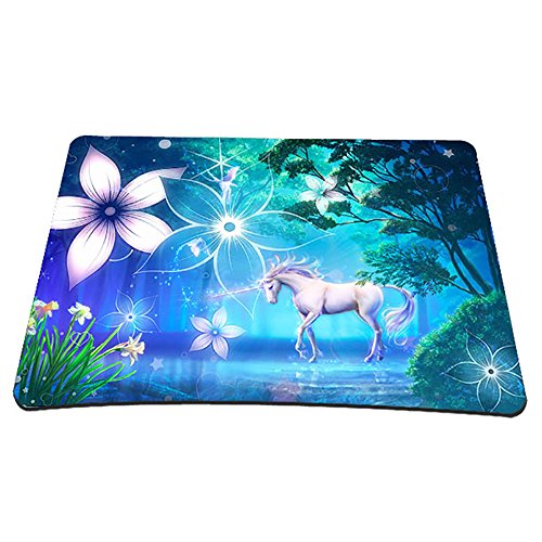 Newplenty Non-Slip Rubber Base Mousepad For Laptop Computer PC Personality Desings Gaming Mouse Pad Mat 9.45 X 7.87 Inch (Unicorn, 9.45 X 7.87 Inch)