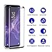 (Black)Samsung Galaxy S9 Plus Screen Protector, EcoPestuGo[2 Pack] Half Screen Tempered Glass Screen Protector [Case Friendly] [Anti-Scratch][Anti-Fingerprint][Bubble Free] for Samsung Galaxy S9 Plus