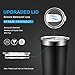 Homitt 20 oz Coffee Tumbler Stainless Steel Tumbler Double Wall Insulated Vacuum Tumbler, Sweat Free, Powder Coated Design with Splash Proof Sliding Lid for Both Cold & Hot Drinks Father‘s Gift