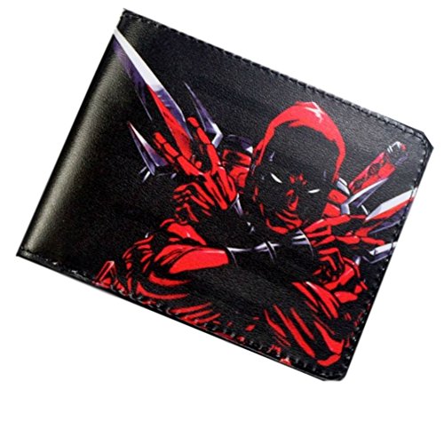 Marvel Comics Dead-Pool Ninja Bi-fold Men's/Boys Wallet with Gift Box
