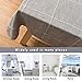 ColorBird Solid Embroidery Lattice Tablecloth Cotton Linen Dust-Proof Checkered Table Cover for Kitchen Dinning Tabletop Decoration (Rectangle/Oblong, 52 x 102 Inch, Grey)