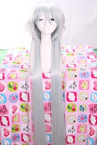 Amazon Com 130cm 51 Staight Silver Gay Mixed Blue Tiny Braided
