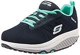 Skechers Women's Shape Ups 2.0 Fashion Sneaker, Navy/Turquoise, 6 M US