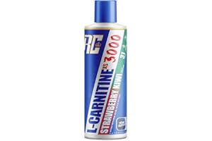 Ronnie Coleman Signature Series L-Carnitine XS 3000 Liquid, Amino Acids Metabolism and Lean Muscle Strength Support, Stimulant Free, Sugar Free, Zero Carbs, Strawberry Kiwi, 16 Oz