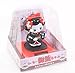 Black Standing Geisha Red Base Solar Powered Japanese Kimono Girl Car Bobble Head Doll Toy Home Decor Figurine Birthday Blessing Gift US Seller