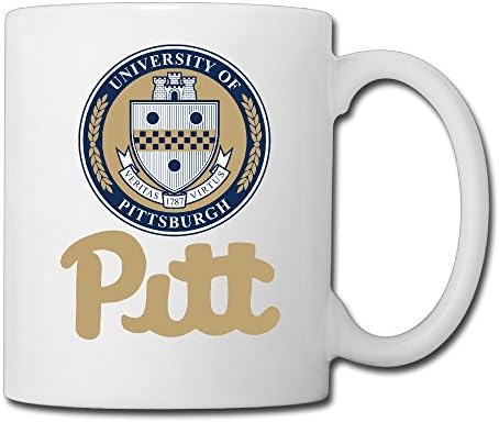 University Of Pittsburgh Ceramic Custom Coffee/Tea Mug White 11oz For Funny Gifts
