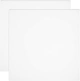 BENECREAT 2Pcs White Silicone Rubber Sheet 200x200x2mm High Temp Gasket Board