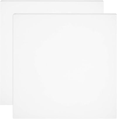 BENECREAT 2Pcs White Silicone Rubber Sheet 200x200x2mm High Temp Gasket Board