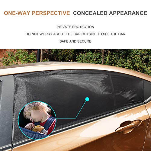 Car Window Shade for Baby 2PC Car Sun Shade Upgraded Universal Car Rear Side Window Breathable