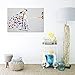 SEVEN WALL ARTS - Modern Animal Cute Pet Dog Painting Colorful Dalmatian Puppy with Colorful Footprint Funny Dogs Artwork for Home Decor 36x24 Inch