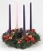 Berry Advent Wreath by Vermont Christmas Company - Durable Wreath to Use Year After Year - Perfect Addition for The Advent Season