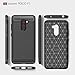 MYLB Xiaomi Pocophone F1 case,with Xiaomi Pocophone F1 Screen Protector. (3 in 1)[Scratch Resistant Anti-Fall] Fashion Soft TPU Shockproof Case with Xiaomi Pocophone F1 Glass Screen Protector (Black)