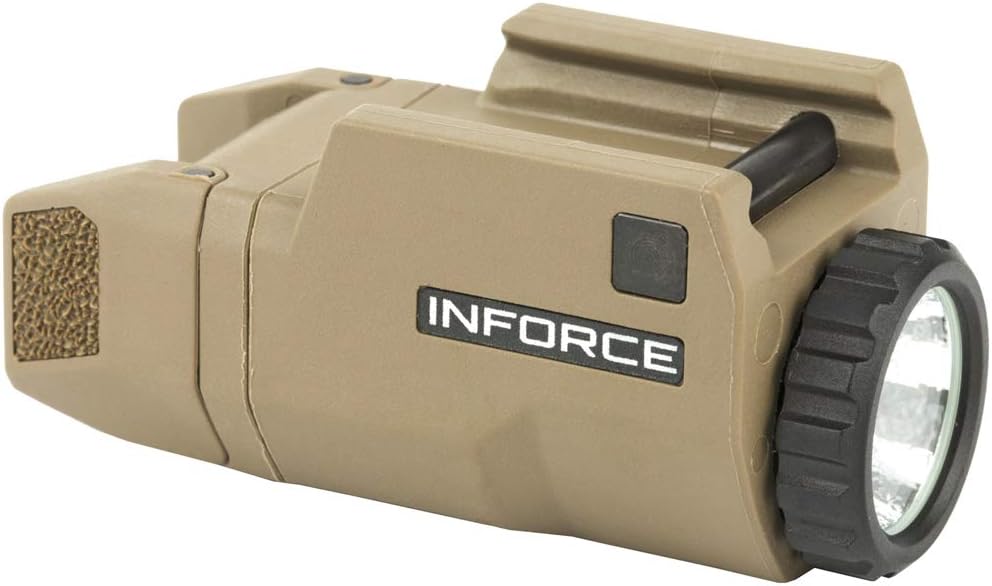 Inforce APLc Compact Mountable Flashlight for Glock, Flat Dark Earth