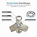 Silver Fidget Spinner toy, Metal Aluminum Alloy Tri Spinner with stainless Steel Bearings which helps to increase focus, relieves stress, anxiety, and boredom. Fidget Spinner + Metal Carrying Case