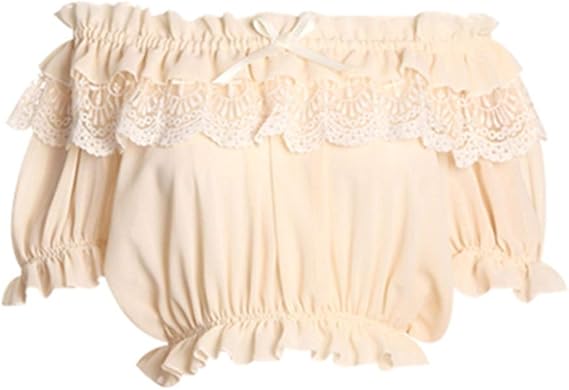 frilly white crop top