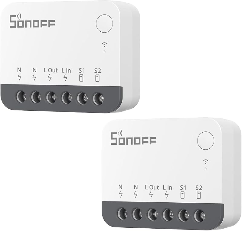 ZBMINIR2 Interrupteur Zigbee, 2 Pack, Fil neutre requis