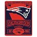 NFL Marquee Logo Lightweight Fleece Blanket (New England Patriots)