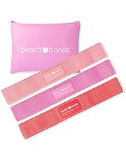 Peach Bands Hip Band Set - Fabric Booty Resistance Bands for Leg and Butt Workouts