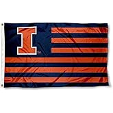 Illinois Fighting Illini Stars and Stripes Nation Flag