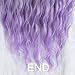 YUNKAI Light Purple 3 Tones Ombre Hair Wig For Black Women Dark Roots Natural Wavy Purple Wig With Parting Colorful Cosplay Costumes Curly Wigs Long Wigs 26inches
