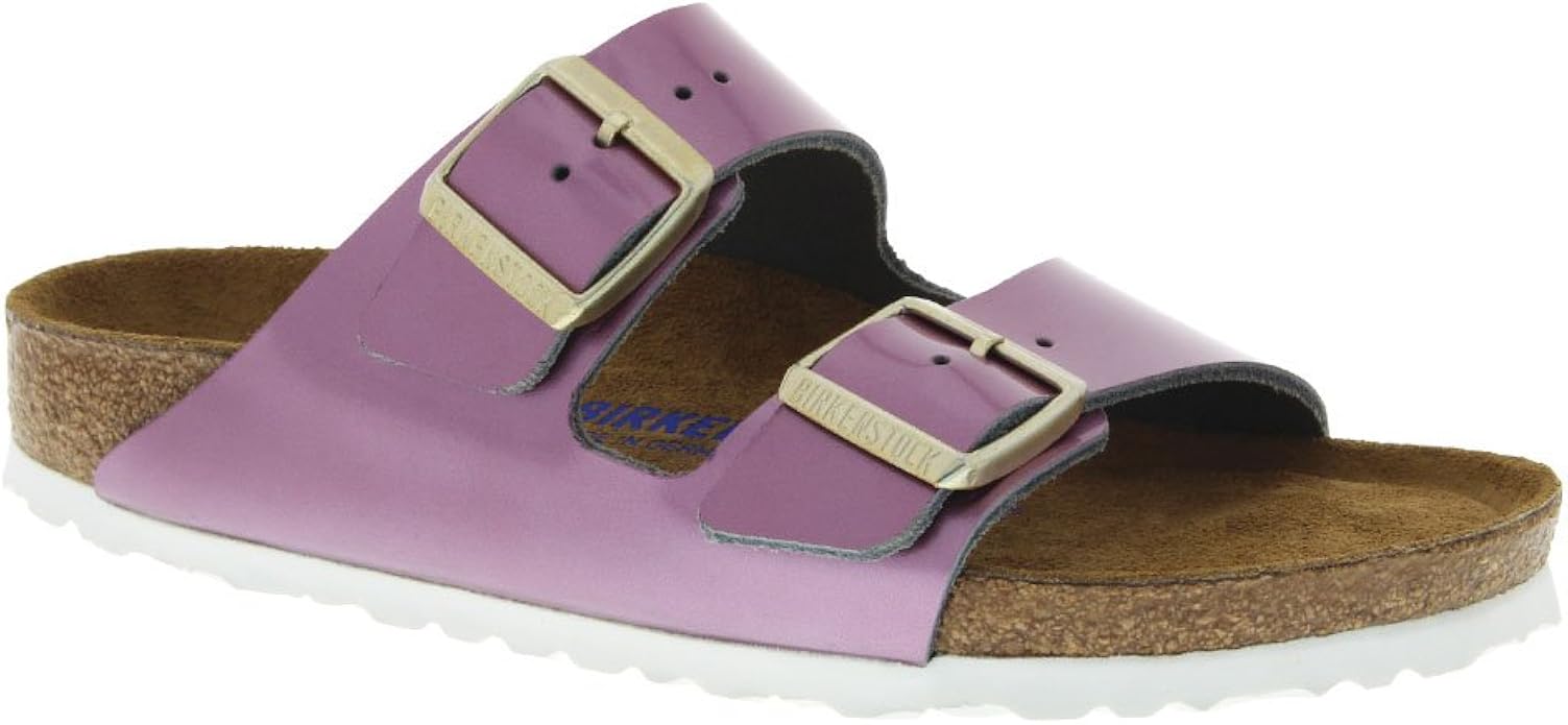 purple suede birkenstocks