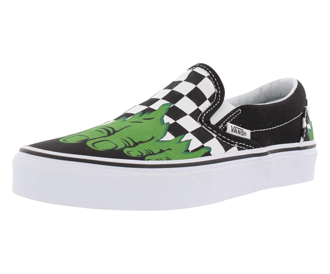 vans slip on checkerboard hulk