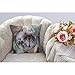 HGOD DESIGNS Wolf Pillow Case,Best Cool Wolf Dream Catcher Cotton Linen Cushion Cover Square Standard Home Decorative for Men/Women 18x18 inch Brown Green Gray