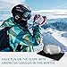 OMORC OTG Ski Goggles, Anti-Fog Snowboard Goggles with Spherical Dual Lens, 100% UV400 Protection Snow Goggles for Men Women Youth - Helmet Compatible
