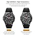 Samsung Gear S3 Classic/Frontier Screen Protector [2 Pack], Qoosea Ultra-Thin 2.5D 9H Hardness Crystal Clear Scratch Resistant Tempered Glass Screen Protector for Samsung Galaxy Gear S3 Smart Watch