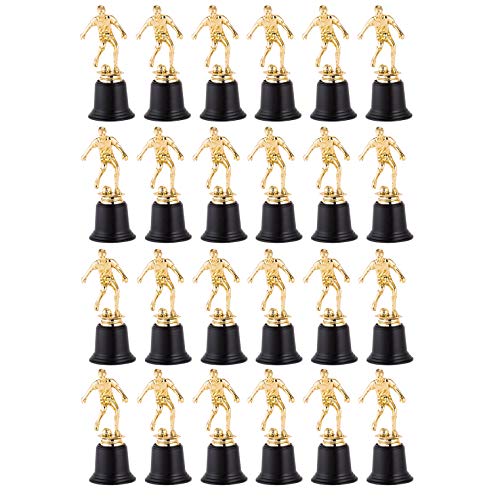 24 Pack Soccer Ball Trophy Gold Award Sports Team Participation MVP Trophies Awards Recognition Coaches Kids Tournaments Competitions Sport Party Decorations 6.3 x 2.76 Inches Each - Thumbnail 7