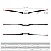 Jessica Acekit Lightweight 31.8mm (1 1/4 inch) Aluminium Alloy Bicycle Handlebar for Road Bike Mountain Bike(760mm-Red-Riser Bar)