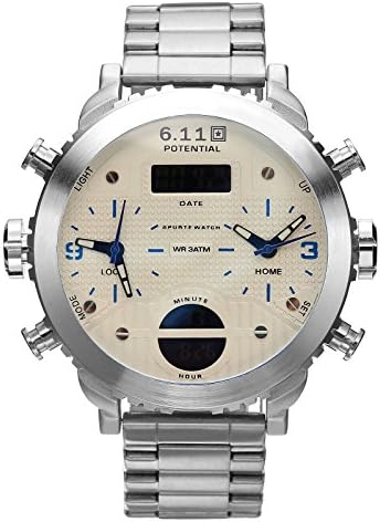 Military Royale Sports Amry Multi Display Analog Quartz Digital Watch WM495