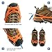 Micro Spikes Ice Snow Grips Cosyzone Traction Cleats Shoes Boots Crampons Grippers for Walking Mountaineering Hunting Hiking