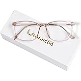 FONHCOO Blue Light Blocking Glasses Women Men TR90 Fashion Frame Computer Blue Light Glasses Anti UV Glare (Upgrade)
