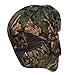 LETHMIK Camo Winter Hunting Hat Faux Fur Unisex Trapper Trooper Russian Ushanka Hat Green Camo