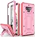 ArmadilloTek Vanguard Designed for Samsung Galaxy Note 9 Case (2018 Release) Military Grade Full-Body Rugged with Built-in Screen Protector & Kickstand (Pink)