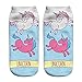 Zmart Funny Unicorn Gifts for Women & Teen Girls - Rainbow Ankle Socks & Pride Socks
