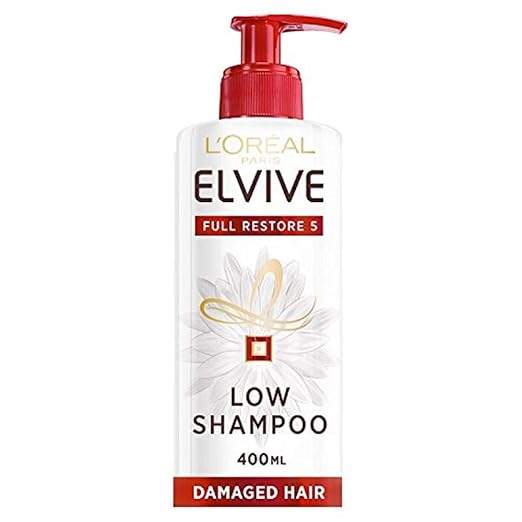 L 'Oreal Paris Elvive Full Restore 5 geschädigtes Haar Low Shampoo, 400 ml