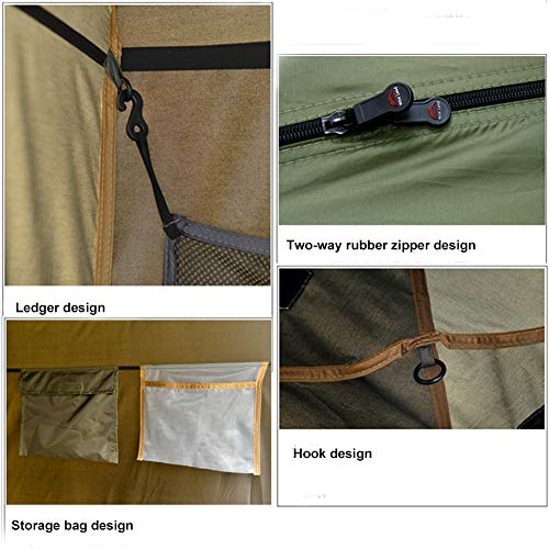 CNMJI Portable Privacy Shelter Außenduschzelt Toilettenzelt Umkleidezelt Angelzelt Mit Aufbewahrungstasche… – Bild 6
