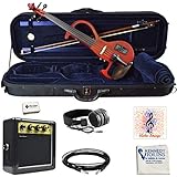 Bunnel EDGE Electric Violin Outfit (Rockstar Red)